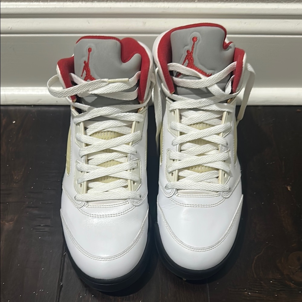 Jordan Retro 5 White and Red
